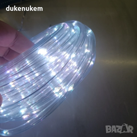 LED светлинна тръба 15 м – RGB + топло бяло, IP68, с дистанционно, снимка 10 - Лед осветление - 53161851