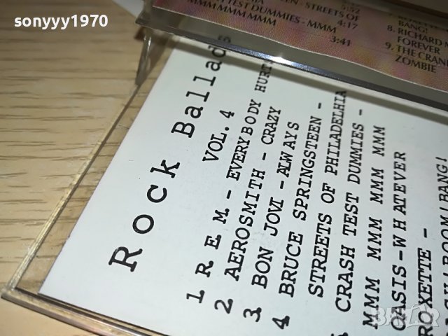 rock ballads 4-касета 1507221244, снимка 14 - Аудио касети - 37398667