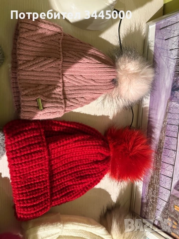 Различни зимни шапки, снимка 7 - Шапки - 53223250