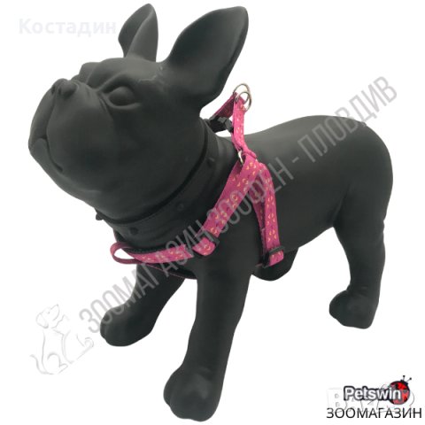 Нагръдник за Куче - Go Get Harness Neoprene - XS, S, M, L - Motivo Rosa - Pet Interest