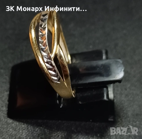 Златен пръстен/585/, снимка 4 - Пръстени - 53876581