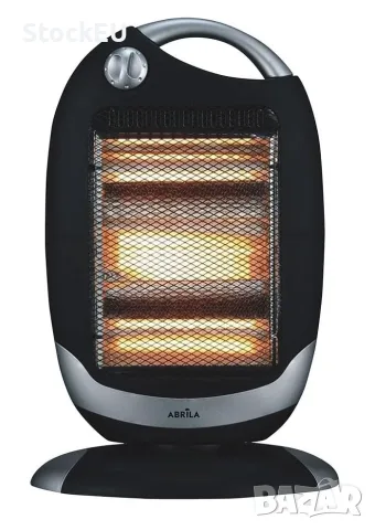 Кварцова печка Abrila negro plata 1200W Кварцов отоплител Електрическа кварцова печка нагревател 