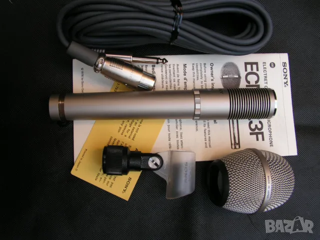 Микрофон с-ма „ SONY” PBR – 330 &  ECM – 23F, снимка 4 - Микрофони - 47564776