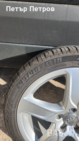 18" оргинални джанти с летни гуми за Ауди А6/А5/А4, снимка 14 - Гуми и джанти - 50695637