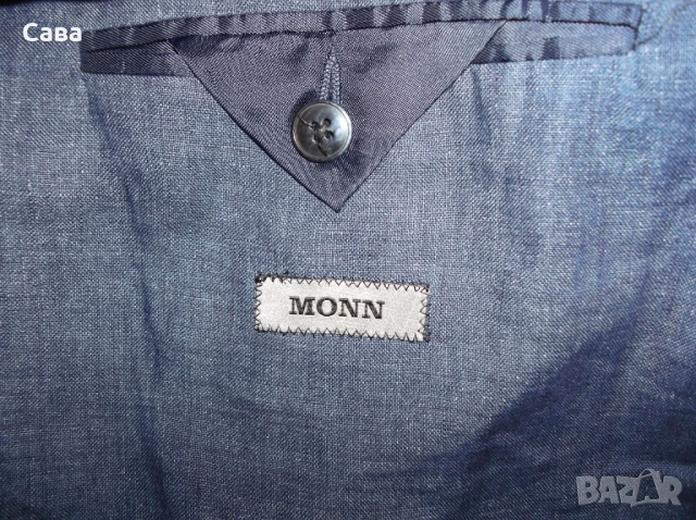 Ленено сако MONN  мъжко,Л, снимка 3 - Сака - 53940475