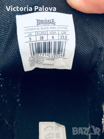 Черни удобни маратонки-обувки  JONSDALE LONDON , снимка 5 - Маратонки - 30635526