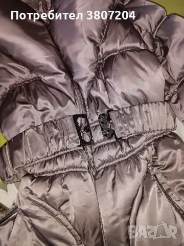 Кафяво зимно яке, снимка 2 - Детски якета и елеци - 47378123