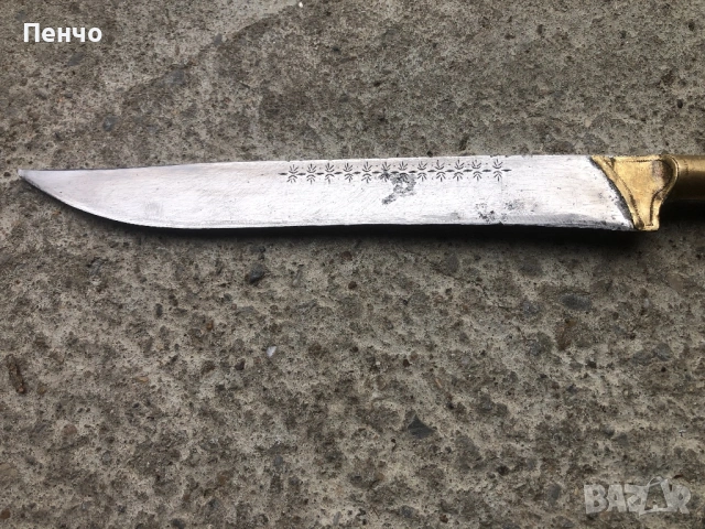 автентичен възрожденски нож /каракулак/, снимка 9 - Ножове - 50663772
