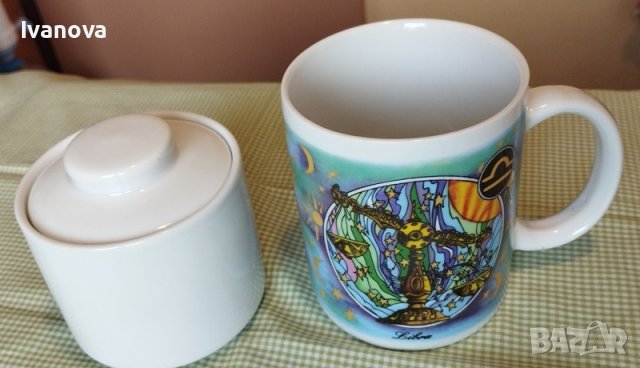 Красиви порцеланови чаши със зодии-кафе и чай, снимка 4 - Чаши - 42078197