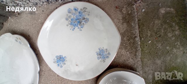 21бр Бг порцелан,1956г,Нов,плата,чинии, снимка 12 - Антикварни и старинни предмети - 42743962