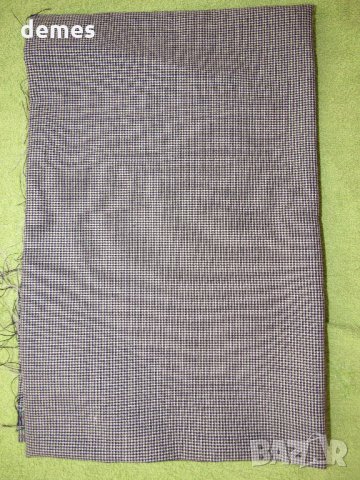  Пепит бяло и черно- плат-1/1.50 м, снимка 2 - Други - 31018764