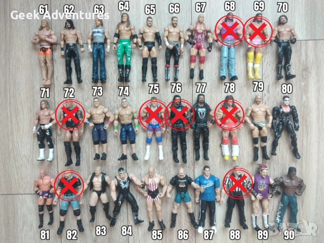 WWE Кечисти Екшън Фигурки Кеч Аксесоари Играчки Картички John Cena 1/3, снимка 4 - Колекции - 47660667