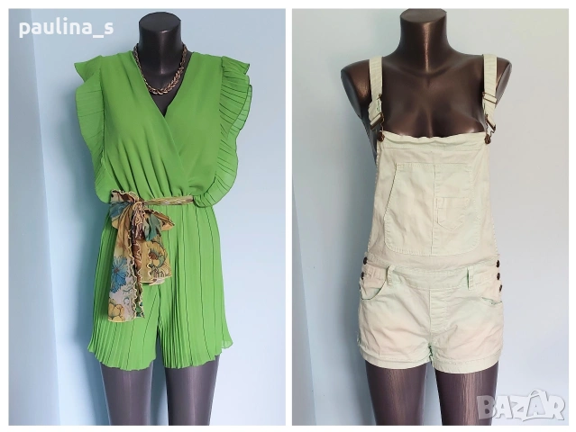 Два различни броя / Дамски гащеризон - с криле и шорти солей и "FB sister" 