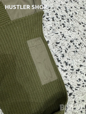 Мъжки военен пуловер. Размер M/L, снимка 4 - Пуловери - 53302383