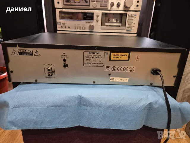 Onkyo TA-RW544 - двоен стерео касетен дек и CD player Onkyo DX 1700 - отлично работещи, снимка 5 - Декове - 55826414