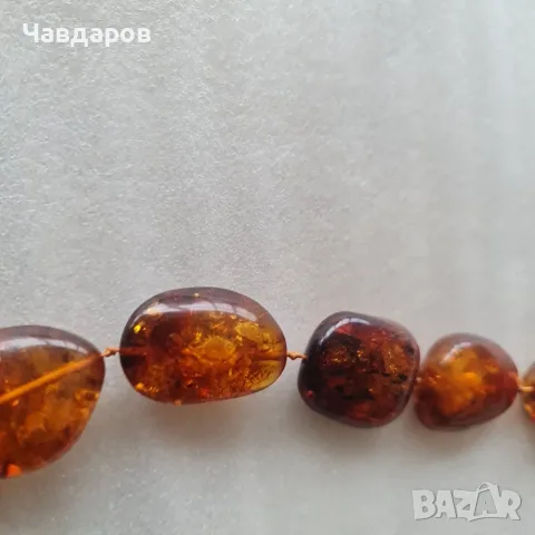 Гердан от кехлибар, снимка 5 - Колиета, медальони, синджири - 56219828