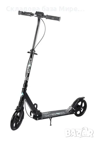  Алуминиева тротинетка, до 100 кг, Кормило85-100 см,55.5 за краката , снимка 1