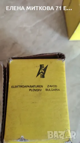 Контактор въздушен К6 Е /6А 500V български от старото производство преди 90-та, снимка 6 - Други машини и части - 48980945