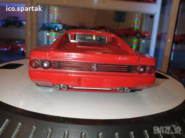Ferrari 1:18 512 M Testarossa Hot wheels Mattel, снимка 3 - Колекции - 31820527