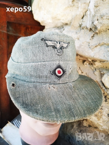 WW2-Немска шапка вермахт втора световна война, снимка 2 - Антикварни и старинни предмети - 52524266