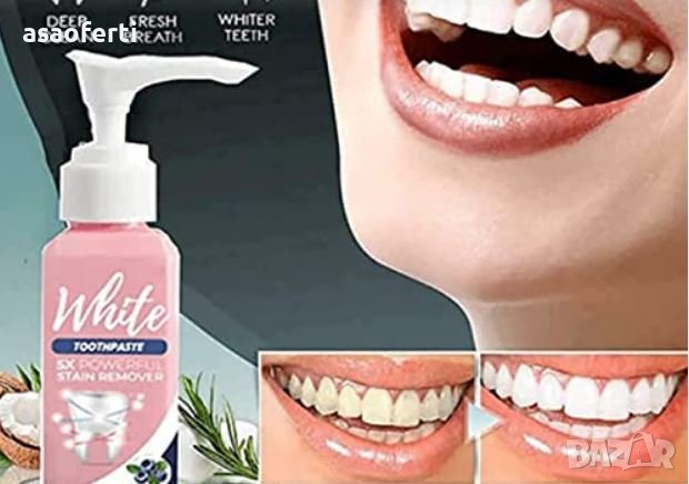 Паста за избелване на зъби за чувствителни зъби с нежна сода бикарбонат., снимка 2 - Други - 36834673