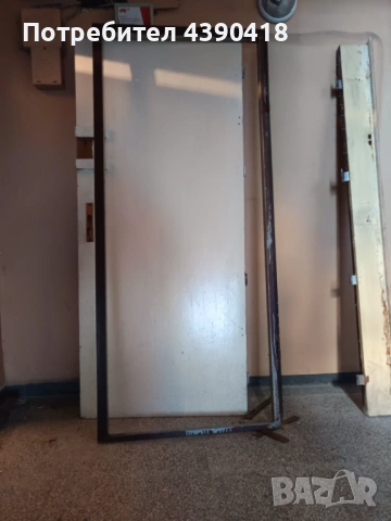 Метална врата с каса 78см /200 см , снимка 3 - Входни врати - 53341388