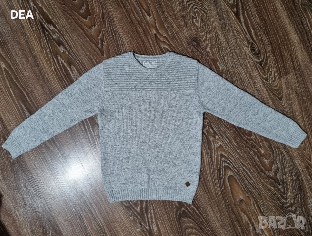 Сив пуловер ZARA 140см-15лв.ПРОМО, снимка 1 - Детски пуловери и жилетки - 39945195