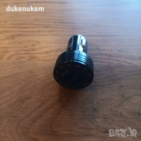 Автомобилно USB зарядно 36W с два QC3.0 порта, цветен волтметър, снимка 7 - Друга електроника - 53041938