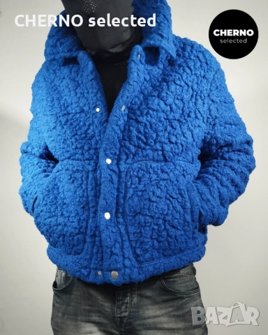 Яке с изкуствен шърлинг ZARA Faux Shearling Jacket – размер L – ново с етикети, снимка 6 - Якета - 52930129