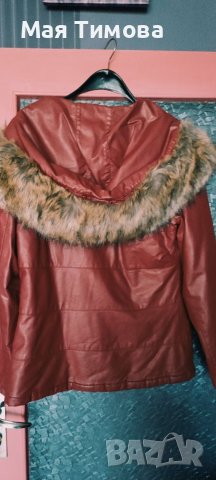 Дамско яке еко кожа, снимка 4 - Якета - 40051224