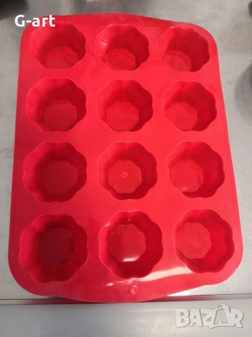 Силиконова форма за мъфини 