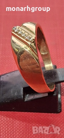 Златен пръстен, снимка 4 - Пръстени - 52808250
