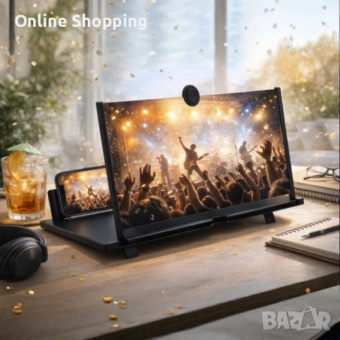 3D Увеличителен екран за смартфон с 5x мащабиране, снимка 3 - Резервни части за телефони - 53326723