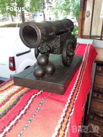 Касли - Цар пушка - голям размер чугун фигура статуетка, снимка 5 - Антикварни и старинни предмети - 53279255