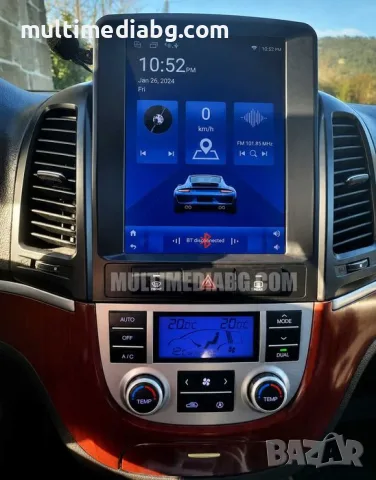 Hyundai Santa Fe 2 2006 - 2012 9.7 Мултимедия Навигация Android, снимка 4 - Аксесоари и консумативи - 50068374