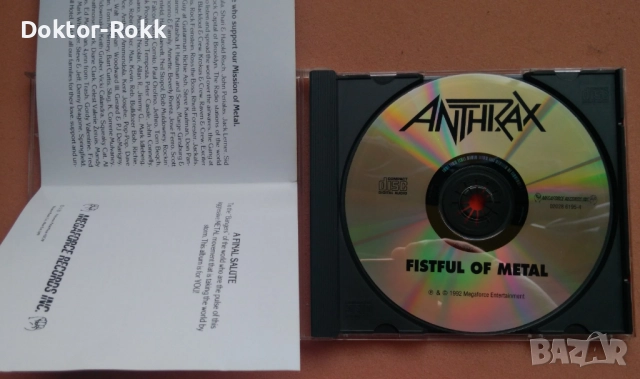 Anthrax - CD - неофициални дискове, снимка 6 - CD дискове - 52945672
