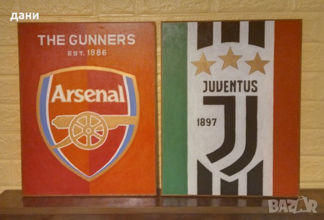 Лого Левски ,Лудогорец , Арсенал, Ювентус и други , снимка 2 - Футбол - 44070956
