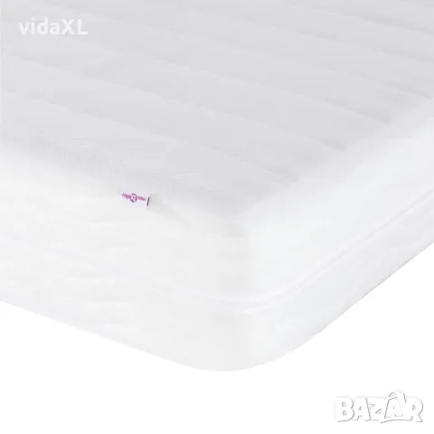 vidaXL Дунапренов матрак за деца, бял, 80x160 см, твърдост H2 H3, снимка 6 - Матраци - 56147493