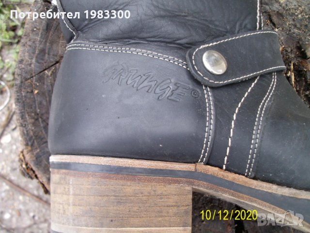 рокерски ботуши марка Гръндж , номер 37 / 38, снимка 5 - Дамски ботуши - 31141606