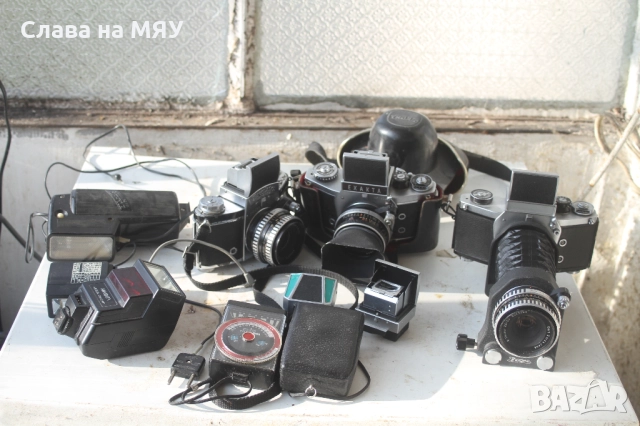 EXAKTA /Tessar/MINOLTA /SUNPAK , снимка 5 - Фотоапарати - 52845695