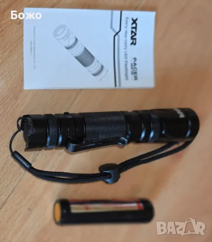 Нов LED фенер XTAR WK18 Pacer (до 1000 лумена) - черен