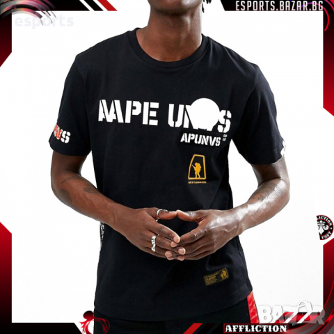 Мъжка тениска AAPE By A Bathing Ape T-Shirt With Universe Back Print
