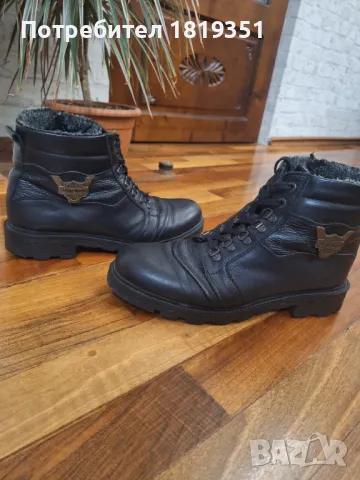 Мъжки боти от естествена кожа , снимка 2 - Мъжки боти - 47960352