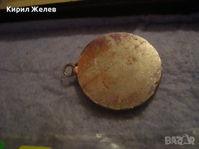 СТАР ПОСРЕБРЕН АРТ ДЕКО РЕТРО МЕДАЛЬОН с ШЛИФАВАН ЧЕРВЕН КЕХЛИБАР ФАТУРАН и ФАСЕТИРАНИ ЦИРКОНИ 29364, снимка 8 - Антикварни и старинни предмети - 37720118