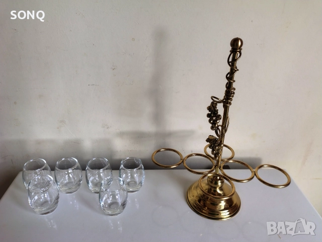 Страхотен Сервиз За Ракийка На Стойка, снимка 5 - Сервизи - 51790699