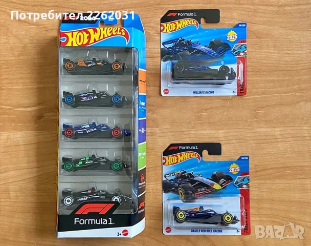 Hot Wheels Formula 1 - Red Bull Oracle Racing - Williams Racing