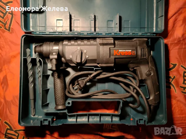 Монтажен перфоратор „KRESS“ – Germany + свредла, снимка 1