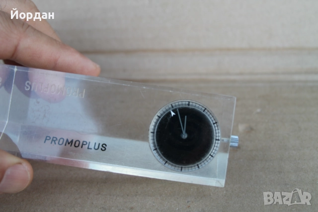 Настолен Немски механичен часовник ''Promoplus'', снимка 2 - Други ценни предмети - 52539863