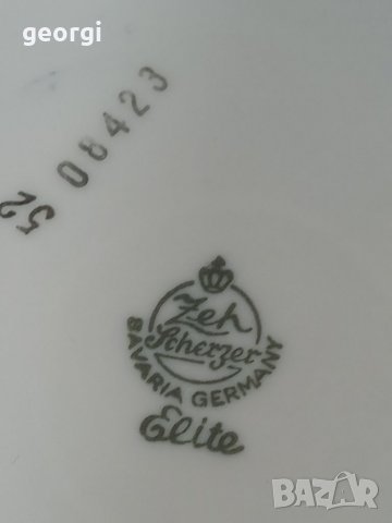 Немски порцеланов супник с позлата , снимка 10 - Сервизи - 34872844