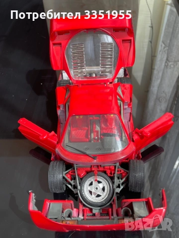 Ретро модел на Ferrari F 40 1/18, снимка 15 - Колекции - 54199022